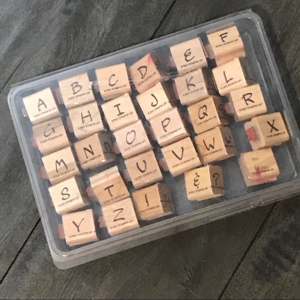 Stampin’ Up! Alphabet Stamp Set